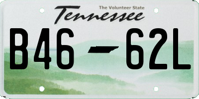 TN license plate B4662L