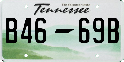 TN license plate B4669B