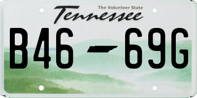 TN license plate B4669G