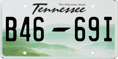 TN license plate B4669I