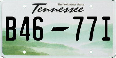 TN license plate B4677I