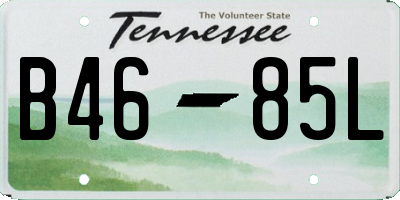 TN license plate B4685L