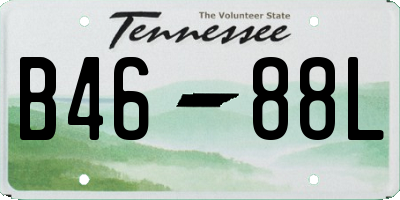 TN license plate B4688L