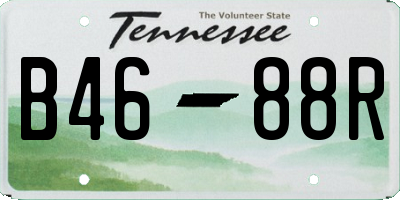 TN license plate B4688R