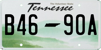 TN license plate B4690A