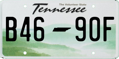 TN license plate B4690F