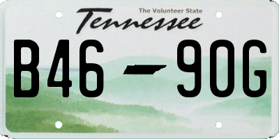 TN license plate B4690G
