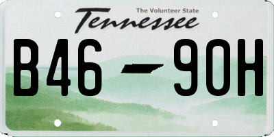 TN license plate B4690H