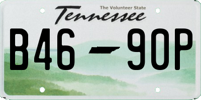 TN license plate B4690P