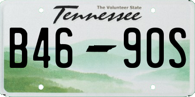 TN license plate B4690S