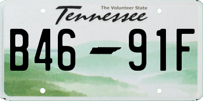 TN license plate B4691F