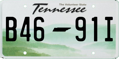 TN license plate B4691I