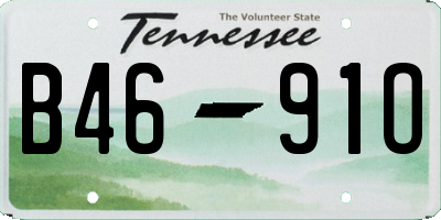TN license plate B4691O