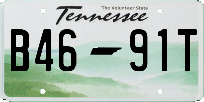 TN license plate B4691T