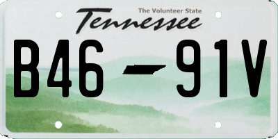 TN license plate B4691V
