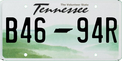TN license plate B4694R