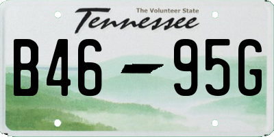TN license plate B4695G