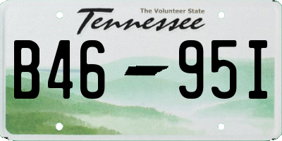 TN license plate B4695I