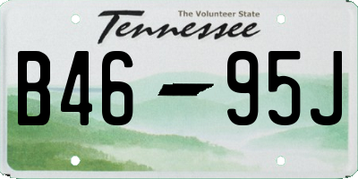 TN license plate B4695J