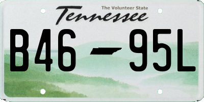 TN license plate B4695L