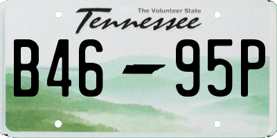 TN license plate B4695P
