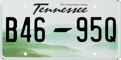 TN license plate B4695Q