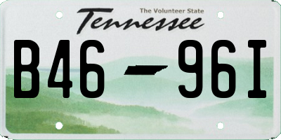 TN license plate B4696I