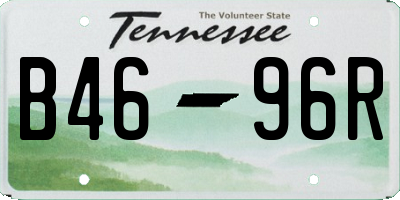 TN license plate B4696R