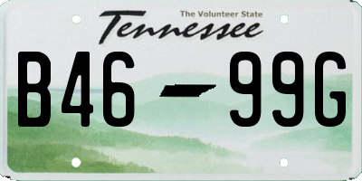 TN license plate B4699G