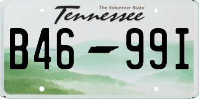 TN license plate B4699I