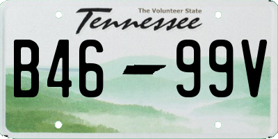TN license plate B4699V