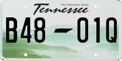 TN license plate B4801Q