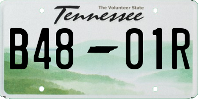 TN license plate B4801R