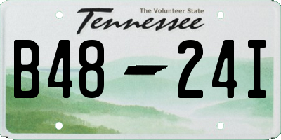 TN license plate B4824I