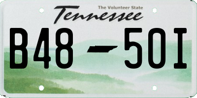 TN license plate B4850I