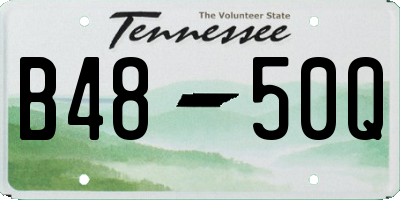 TN license plate B4850Q