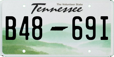 TN license plate B4869I
