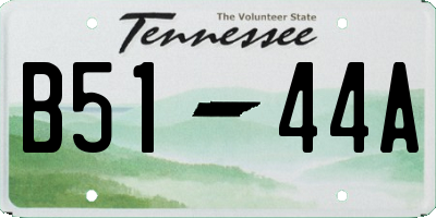 TN license plate B5144A