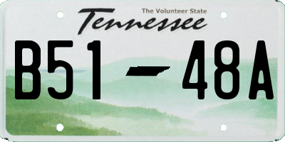TN license plate B5148A