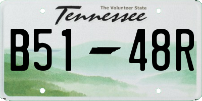 TN license plate B5148R