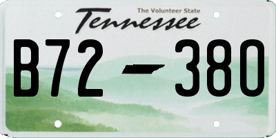 TN license plate B7238O