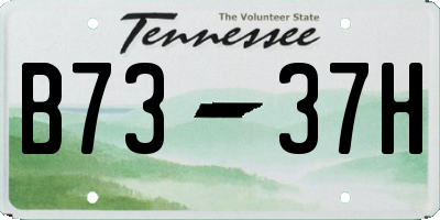 TN license plate B7337H