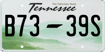 TN license plate B7339S