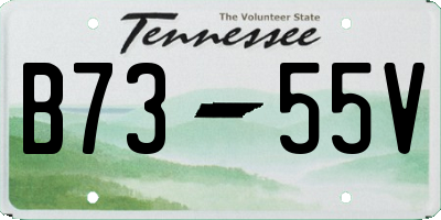 TN license plate B7355V