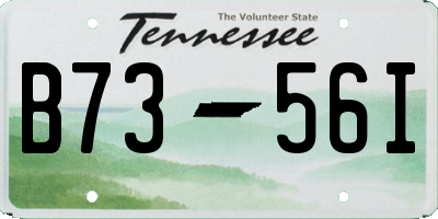 TN license plate B7356I
