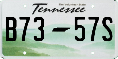 TN license plate B7357S