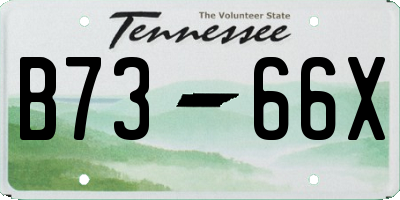 TN license plate B7366X