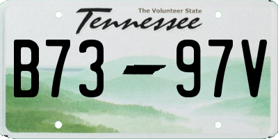 TN license plate B7397V