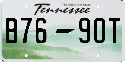 TN license plate B7690T