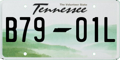 TN license plate B7901L